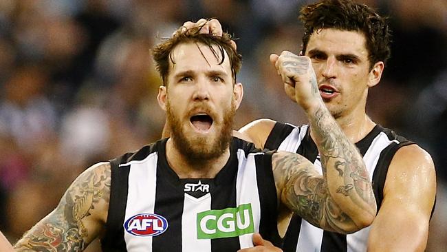 Richmond v Collingwood Dane Swan goal 3rd term Picture:Wayne Ludbey