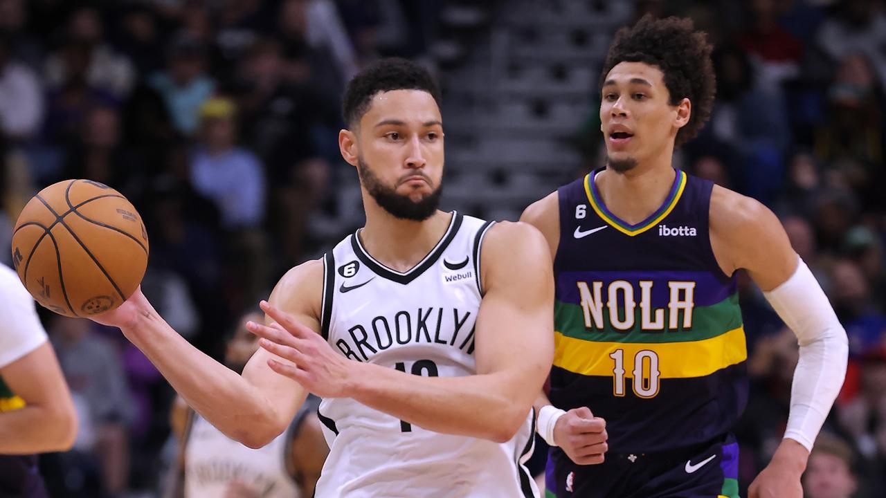 Ben Simmons is struggling in Brooklyn. (Photo by Jonathan Bachman/Getty Images)