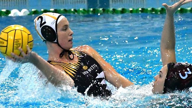 Amy Ridge in action ahead of the Australian Water Polo League. Pic: Supplied