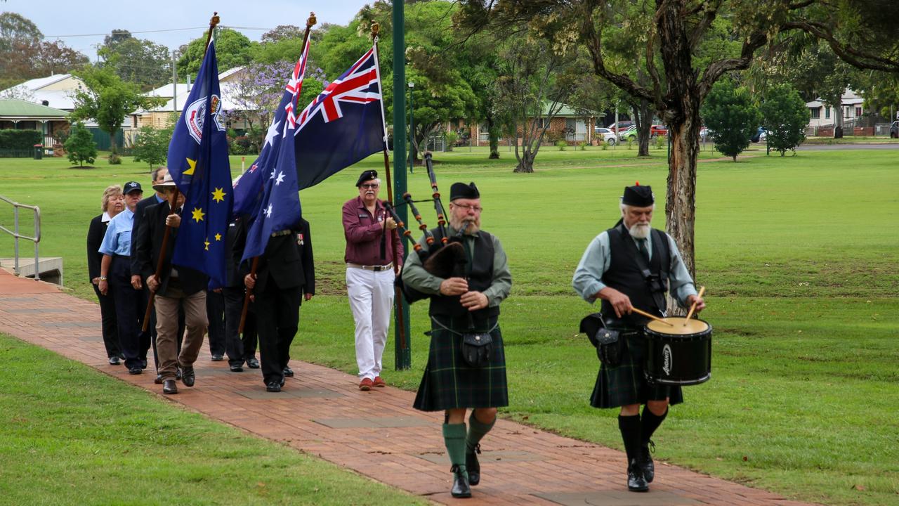 2021 Remembrance Day service in Kingaroy. Picture: Holly Cormack