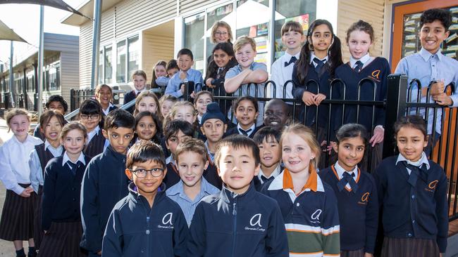 Point Cook’s Alamanda K-9 College is among those dealing with soaring popularity. Picture: Sarah Matray