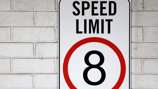 Speed limits in car parks can frustrate drivers long after they leave. Picture: Damian Shaw