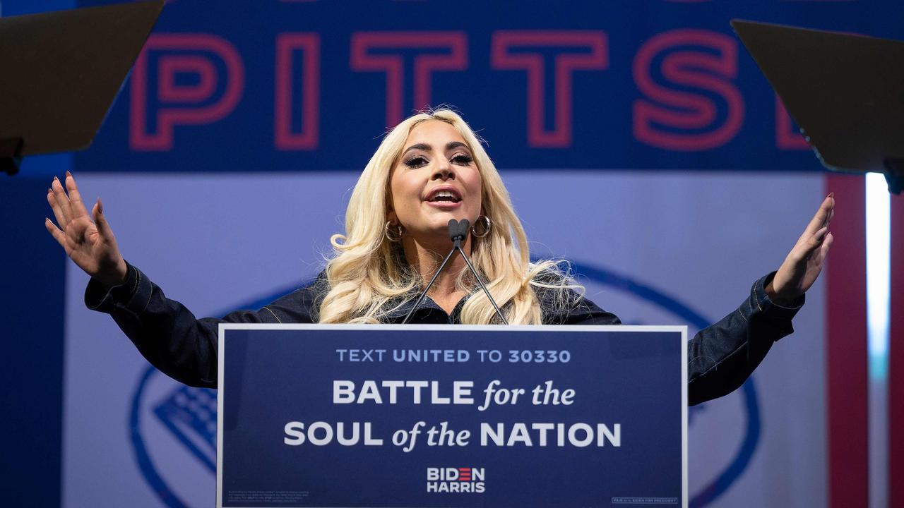 Lady Gaga - a fierce Joe Biden advocate - is set to perform at the inauguration. Picture: Jim Watson/AFP