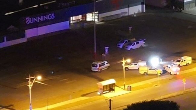 WA Police shot and killed a 16-year-old after the teenager stabbed a man in a Bunnings carpark in Perth. Picture: 7NEWS