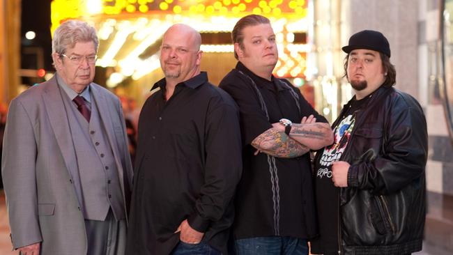 Richard, Rick, Corley, Chumlee are the cast of 'Pawn Stars'. Photo by Scott Gries