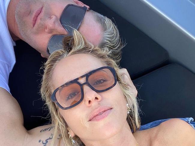 The former cricket captain and P.E. Nation creative director have flaunted their PDA on social media. Picture: Instagram