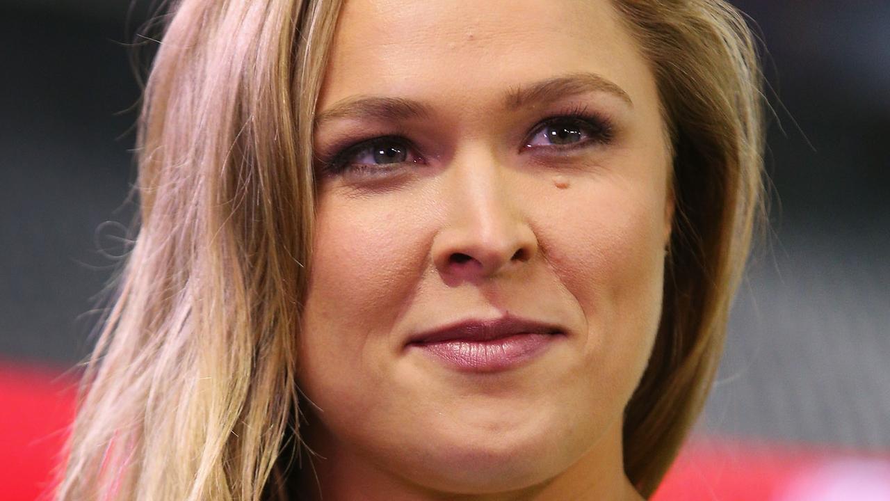 during the UFC 193 media event at Etihad Stadium on September 16, 2015 in Melbourne, Australia.