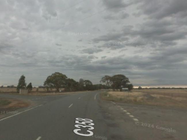 Emergency services were called to a two car collision at Barmah-Shepparton Rd, Bunbartha at 6.15am. Picture: Google Maps