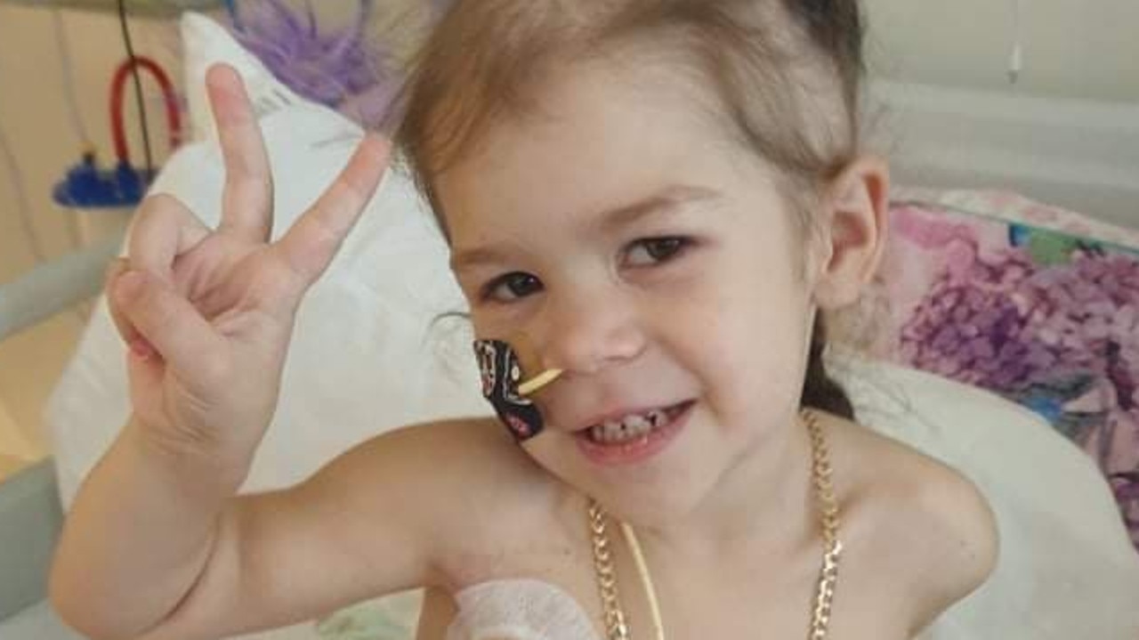 Emerara was initially taken to hospital for pain in her abdomen. Picture: Supplied