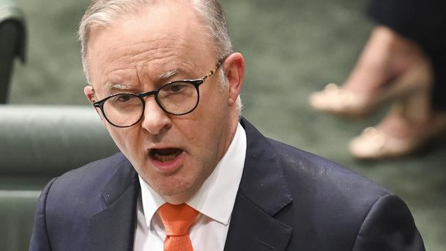 Anthony Albanese, faced with strikingly similar circumstances after the defeat of the indigenous voice to parliament referendum, decided on the opposite strategy: dig in, deflect and detour. Picture: NCA NewsWire / Martin Ollman