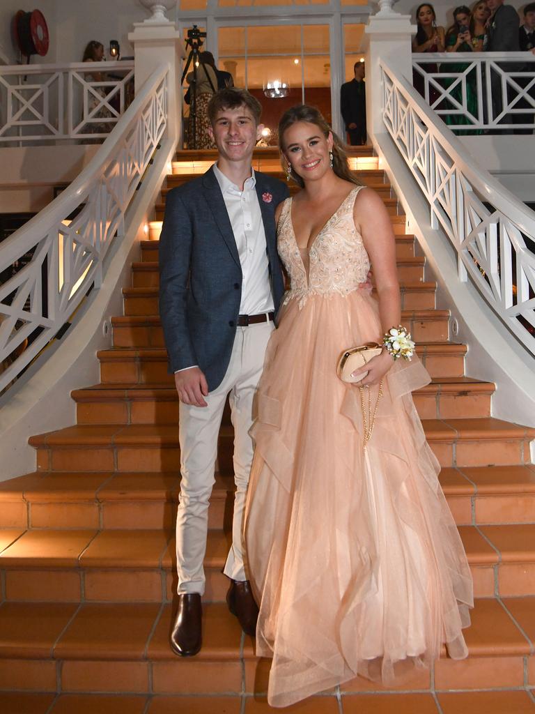 ANNANDALE CHRISTIAN COLLEGE school formal 2022 at Ridges Southbank. Reese Elkin and Ashley Burnett. Picture: Evan Morgan