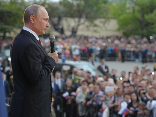 Russia's President Vladimir Putin is accused of being behind the stunt.