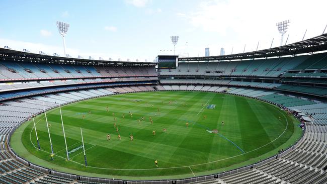 Marvel Stadium will be packed with cricket fans in December. Picture: AAP