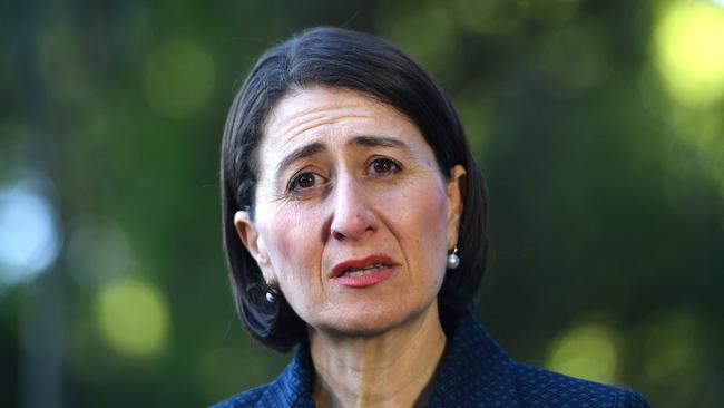 NSW Premier Gladys Berejiklian on Friday. Picture: Dan Himbrechts/AAP