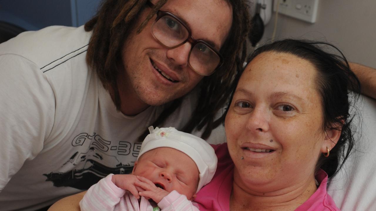 Charmaine and James McLeod, pictured after the birth of Aaleyn Faith. Picture: Alistair Brightman/Fraser Coast Chronicle