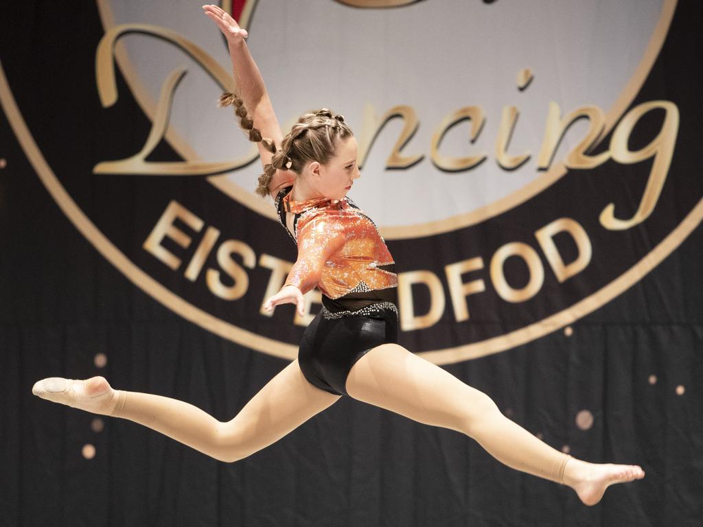 Southern Tasmanian Dancing Eisteddfod, Emily Hughes (HDA) during the 12 Years Jazz Solo at Wrest Point. Picture: Chris Kidd