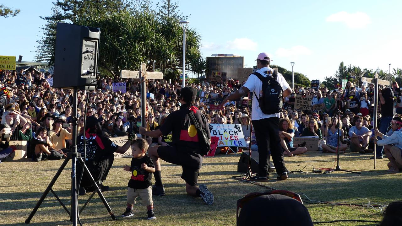 Black Lives Matter Protest in Byron Bay.