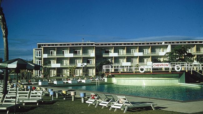 The Chevron Hotel in Surfers Paradise 50/60s. Pic: Geoffrey M Reynolds