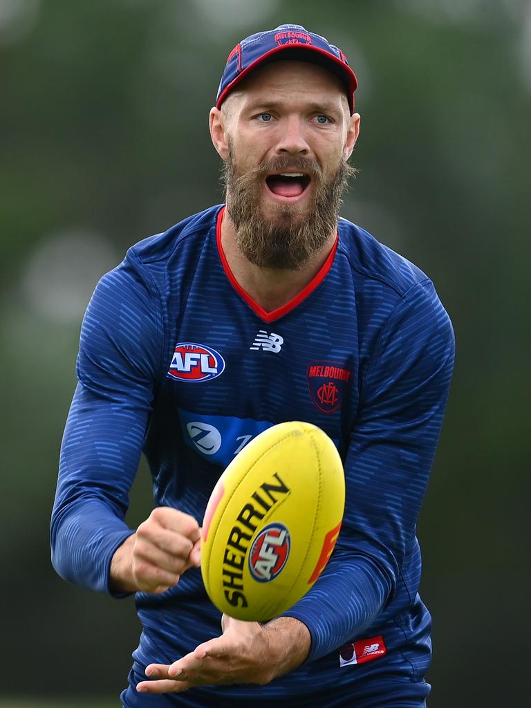 Max Gawn played one of his best games against Brisbane. Picture: Quinn Rooney/Getty Images