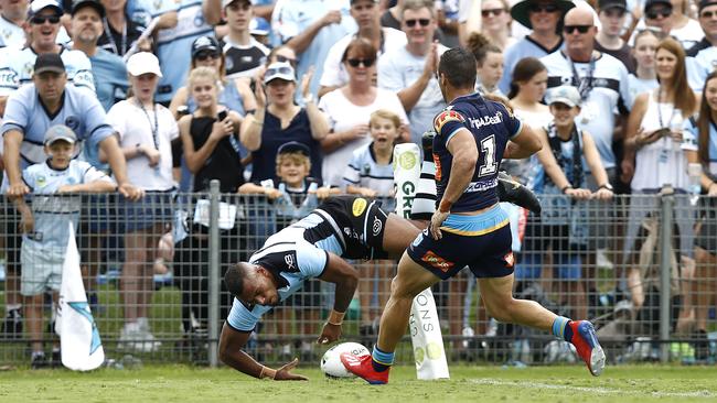 Katoa scored an early double. Photo by Ryan Pierse/Getty Images.