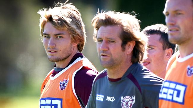 Coach Des Hasler has been a major influence in Kieran Foran’s career.