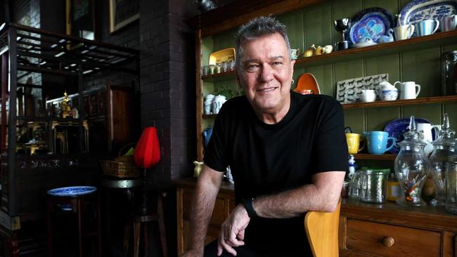 Jimmy Barnes at his home in Sydney this year. Picture: James Croucher