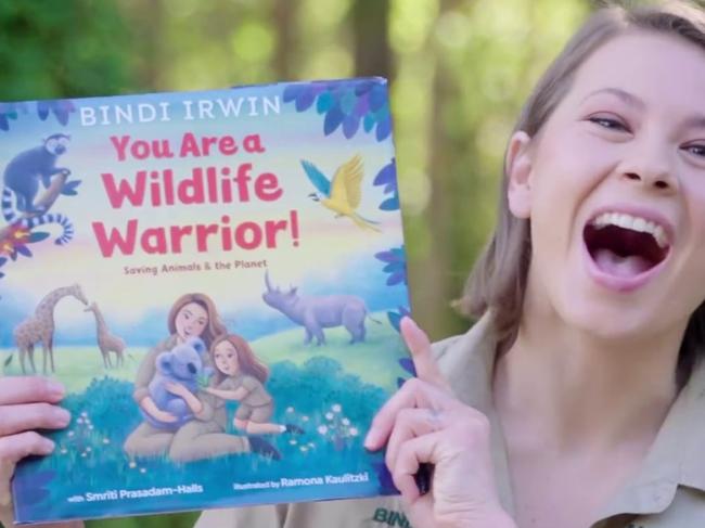 Bindi Irwin has ventured into children's literature with new book'. Picture: Instagram