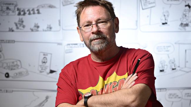 Colin Wicking’s cartoons are a popular feature of the NT News.