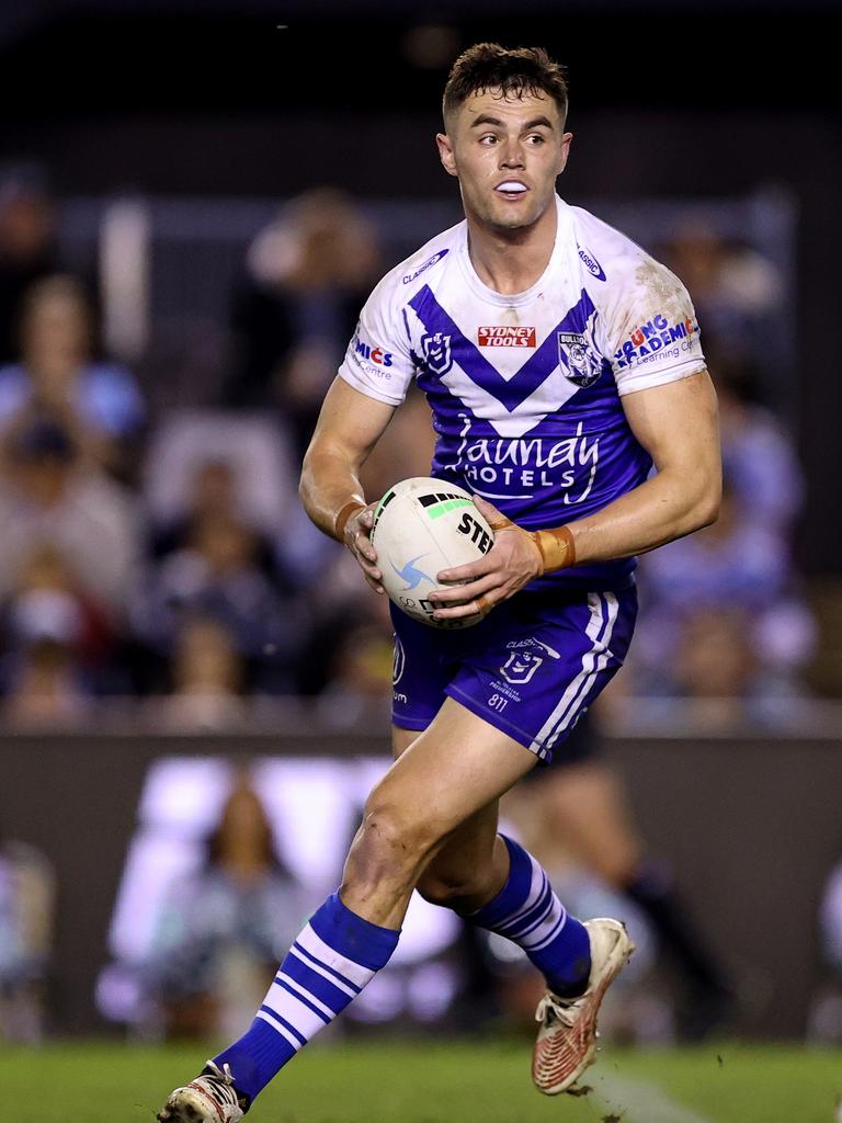 Flanagan has confirmed he rejected a Super League switch in 2022, deciding to back himself and stick with the Bulldogs. Picture: Getty Images.