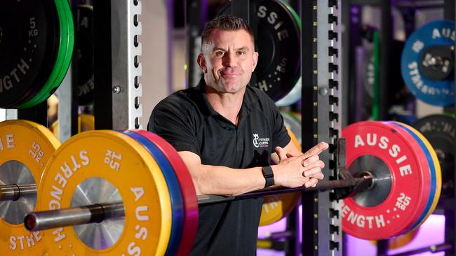 Fitness Cartel CEO Nathan James at his impressive and vast Aspley gym. He has bold expansion plans for the next five years. Picture: John Gass