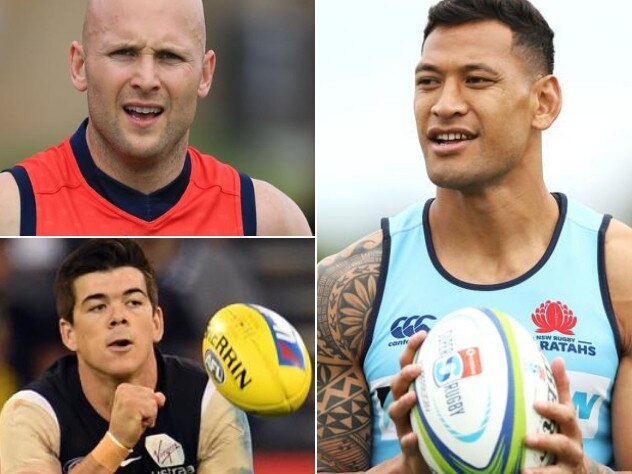 AFL stars are embroiled in the latest Israel Folau controversy.