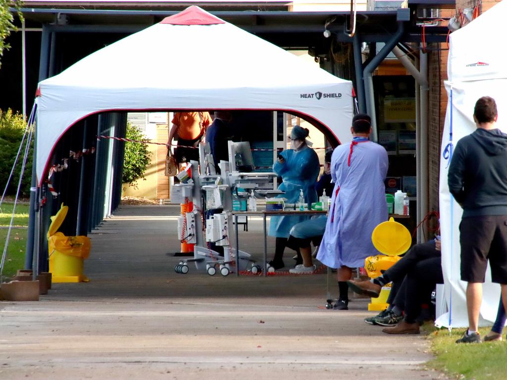 The Prince Charles Hospital, where an infected woman worked and was not vaccinated.