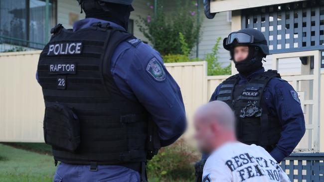 Police have swooped on several bikie gangs this year. Picture: NSW Police
