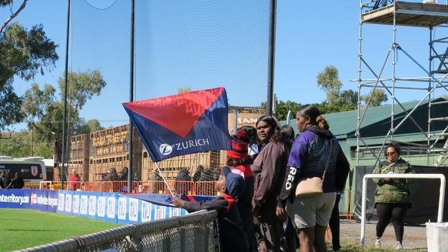 Fans flocked to see the Demons take on the Dockers at Traeger Park, Alice Springs, on June 2, 2024.