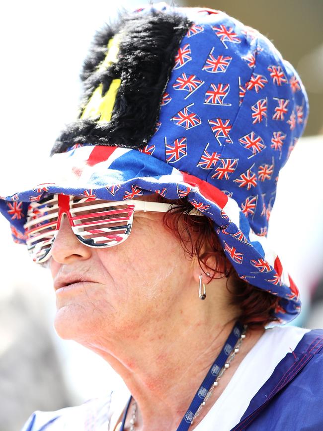 A United Kingdom supporter watches the action during the tennis competition. Picture: Mark Kolbe/Getty Images for the Invictus Games Foundation