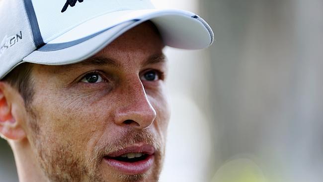 Jenson Button of Britain and McLaren during previews to the Australian Formula One Grand 