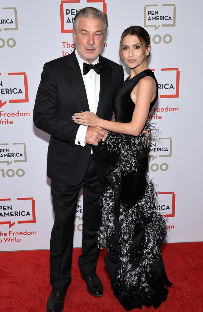 Alec Baldwin and Hilaria Baldwin attend the 2023 PEN America Literary Gala on May 18 in New York City. Picture: Jamie McCarthy/Getty Images for PEN America