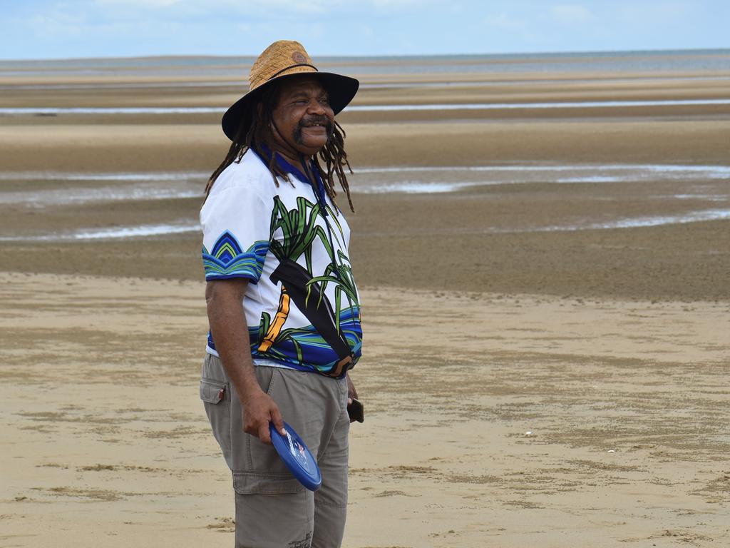 Starrett Veavea at the Mackay & District South Sea islander Association's 2022 Australia Day Celebrations in Quota Park. Picture: Lillian Watkins