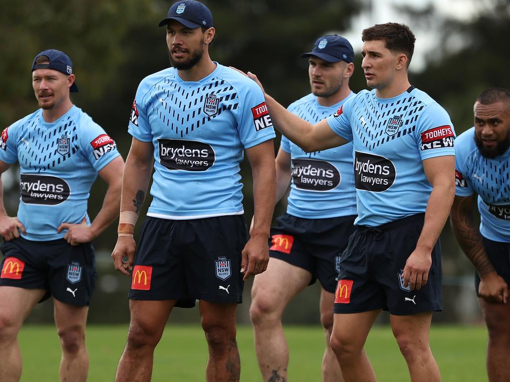 Victor Radley joined the NSW State of Origin camp ahead of the second clash in Perth. Picture: Getty Images