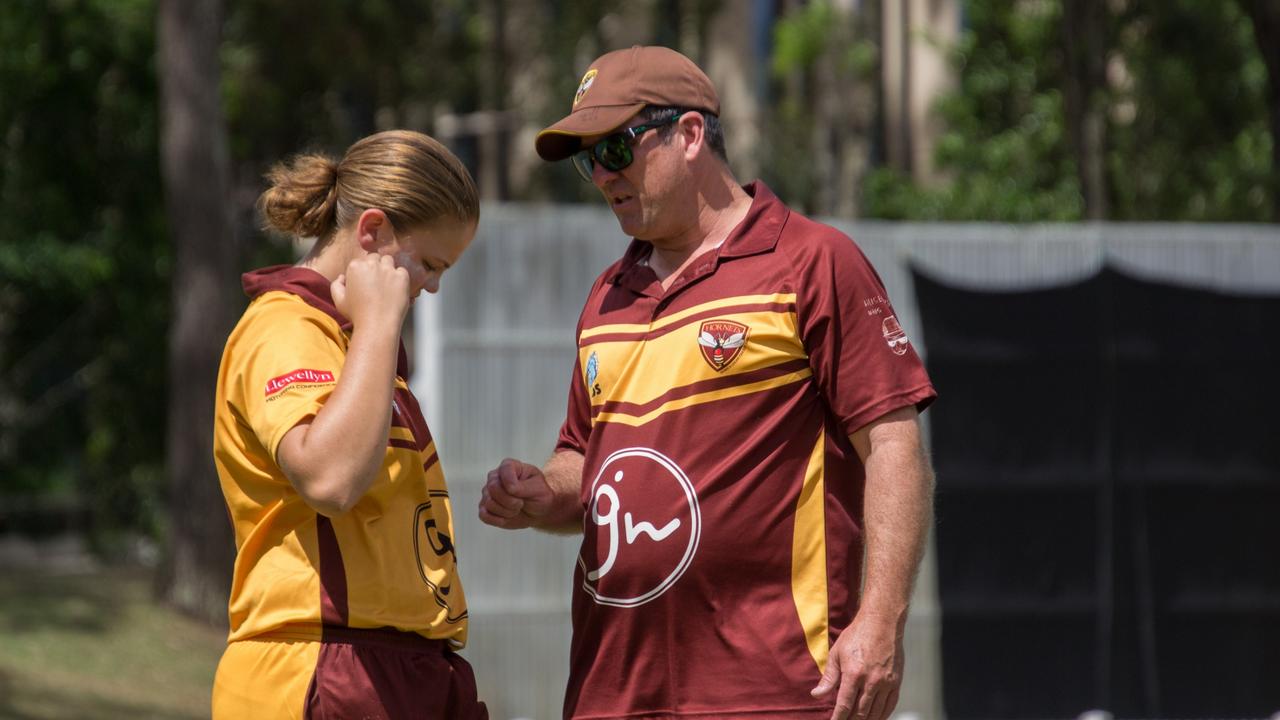 Georgia Voll and Justin Anderson at the Ipswich Hornets. Picture: Darren J McCabe Photography.