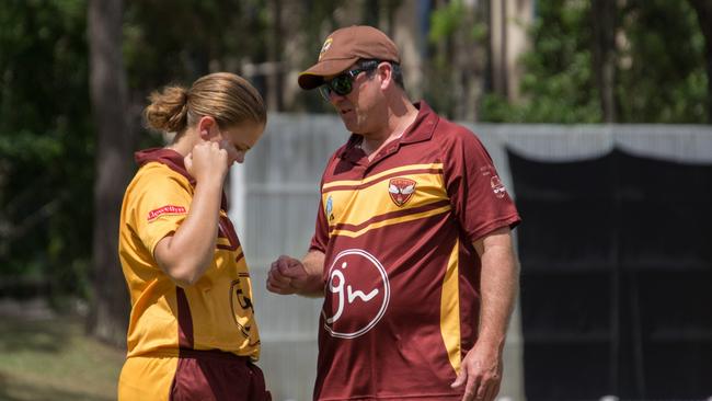 Georgia Voll and Justin Anderson at the Ipswich Hornets. Picture: Darren J McCabe Photography.