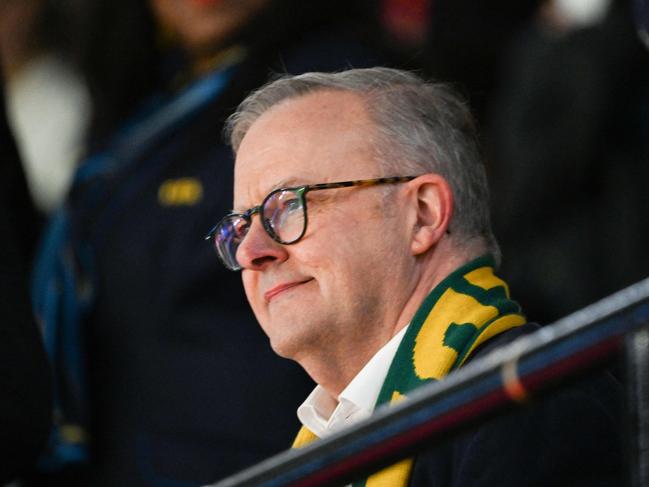 Did Prime Minister Anthony Albanese jinx Australia by promising a public holiday if Australia won the World Cup? Picture: Saeed KHAN / AFP