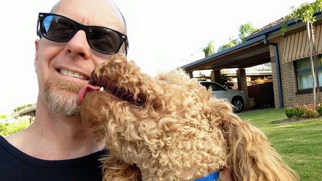 Taya and Tim Tracey from Wangaratta sent in this picture of their labradoodle Sam. They described Sam as “lovable but slightly neurotic”.