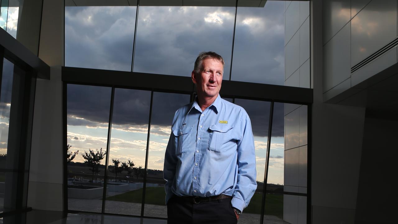 Toowoomba businessman Denis Wagner photographed here at Wellcamp Airport. Pictures: Jack Tran