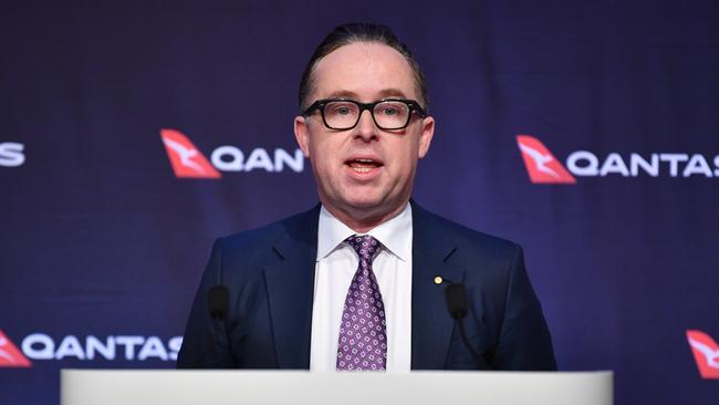 Qantas Group CEO Alan Joyce. Picture: AAP