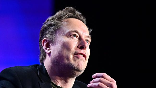 Elon Musk says the ‘portrayal of the AfD as right-wing extremist is clearly falses’. Picture: AFP