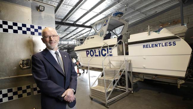 William (Bill) Folder who was presented with an Australian Search and Rescue Award for Outstanding Contribution to Search and Rescue at Glenorchy Police Station. Picture Chris Kidd