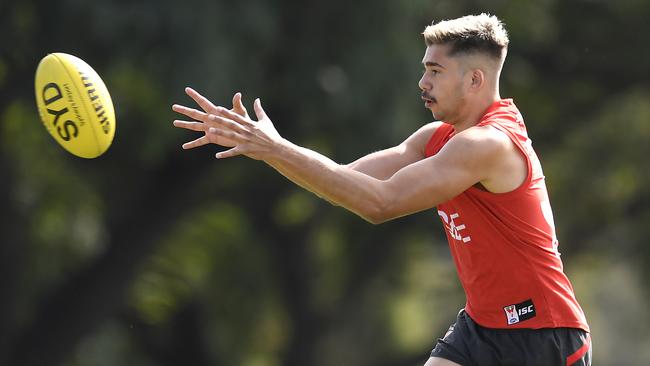 Taylor at Swans training. Picture: Getty