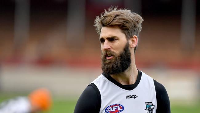 Port Adelaide’s Justin Westhoff is available as a dual-position player in SuperCoach in 2019.