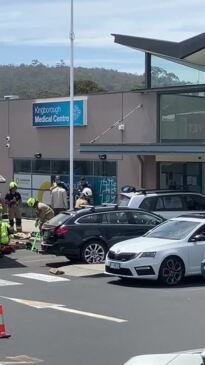 Cars crash into Kingborough Medical Centre